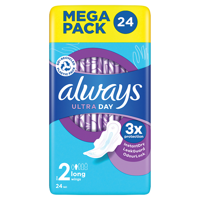 Always Ultra Day Pads Long (Pack Of 24)